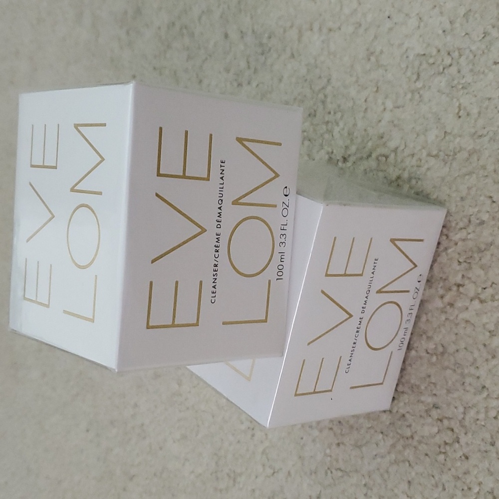 2 NIB Sealed EVE LOM 100ml 3.3 fl oz Cleanser